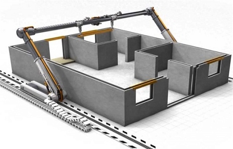 İşte Çin de 3D yazıcıyla yapılan 200 metrekarelik ev!
