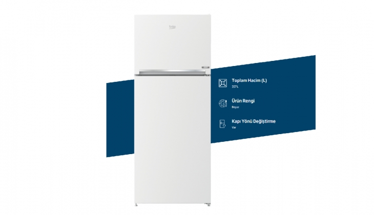 Beko Çift Kapılı Üstten Donduruculu Buzdolabı kaç TL? Özellikleri neler? 18 Şubat 2023 fiyat listesi