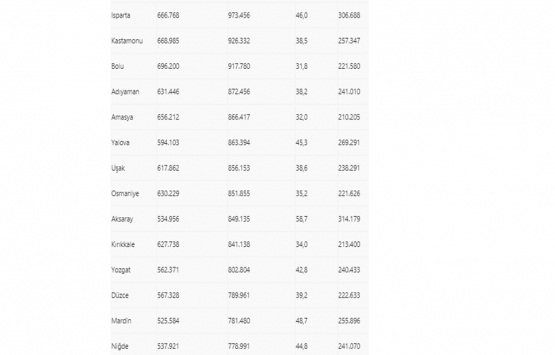 Konut kredilerinin yarıdan fazlası 4 şehirde!