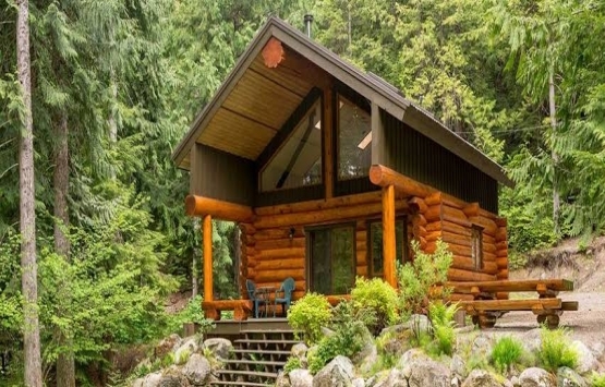 En eski yeni ev çözümü: Kütük evler!