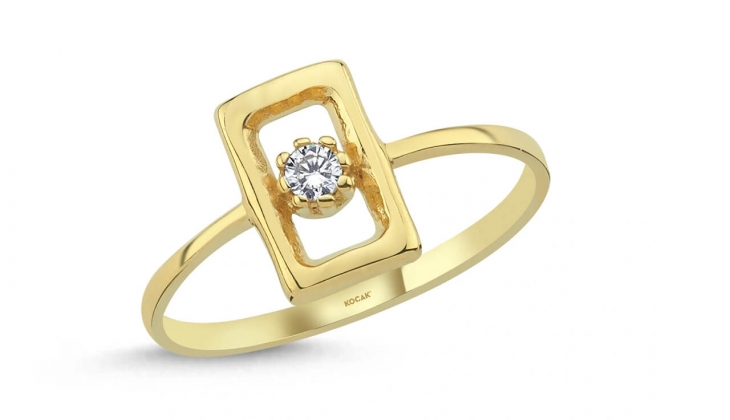 14 ayar tektaş yüzüklerde göz kamaştırıcı fiyatlar! İşte Koçak 21 Ekim 2022 fiyat listesi