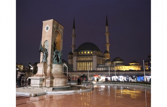 Taksim Cami nin inşaatında sona yaklaşıldı!