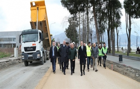 Altınordu'daki sahil düzenleme çalışmaları yaza tamam!