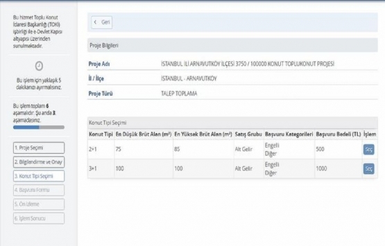 Adım adım TOKİ 100 bin sosyal konut başvurusu!