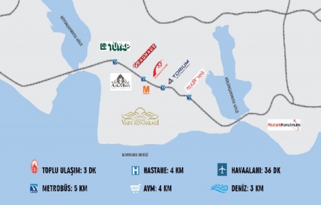 Günpark Vadi Konakları nda 350 bin TL ye 2+1!