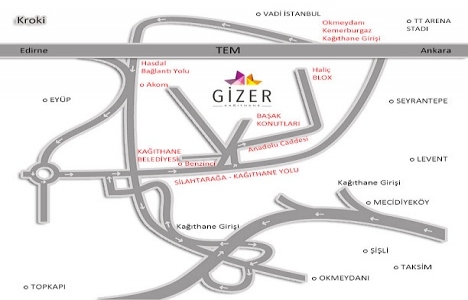 Gizer Kağıthane Projesi nde 360 bin TL ye!