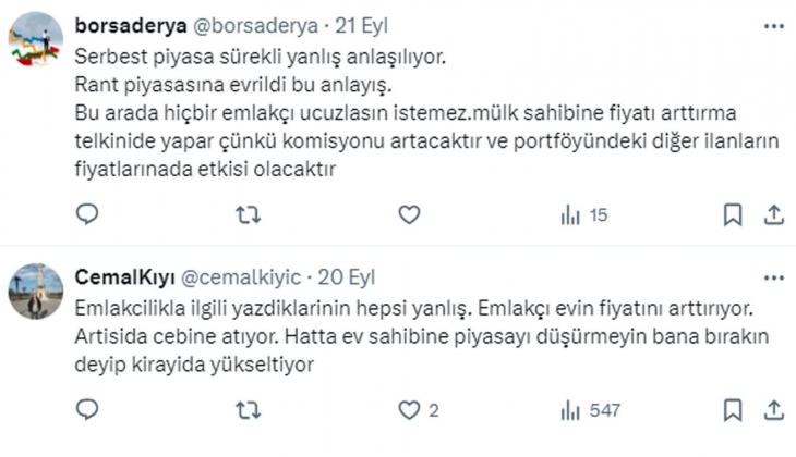 Emlakta fırsatçılığın çözümü, kiracı ve ev sahibi arasındaki kanunları hakkaniyetli düzenlemek ve uygulamaktan geçer!