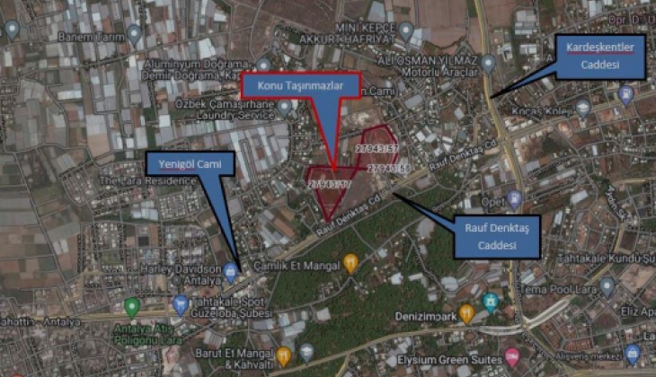 Halk GYO Antalya Arsalar ının 2023 yıl sonu değeri yaklaşık 600 milyon TL!