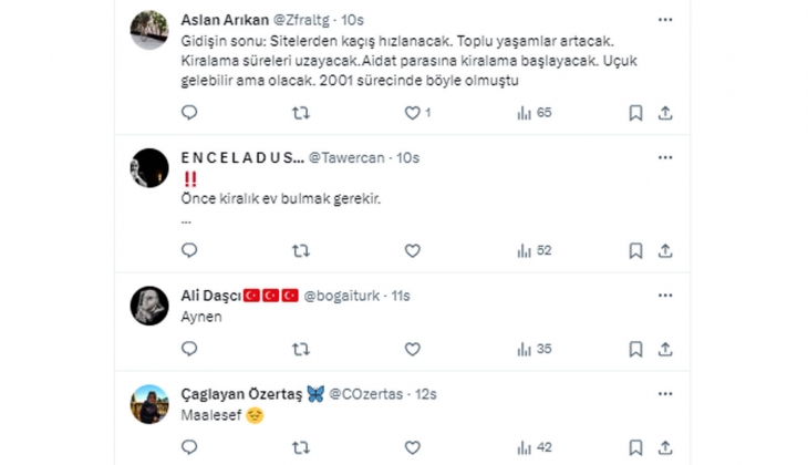 2 yıl öncenin kirası, bugünün aidatı oldu!