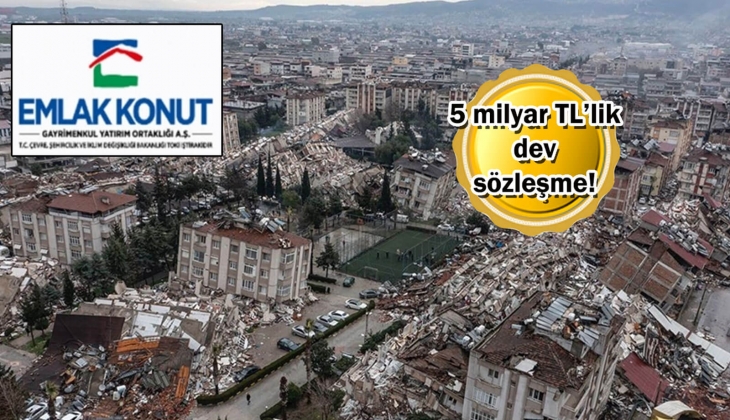 Emlak Konut GYO Hatay Antakya 10. Etap için imzaları attı! Proje Kuzu Toplu Konut'tan gelecek! 