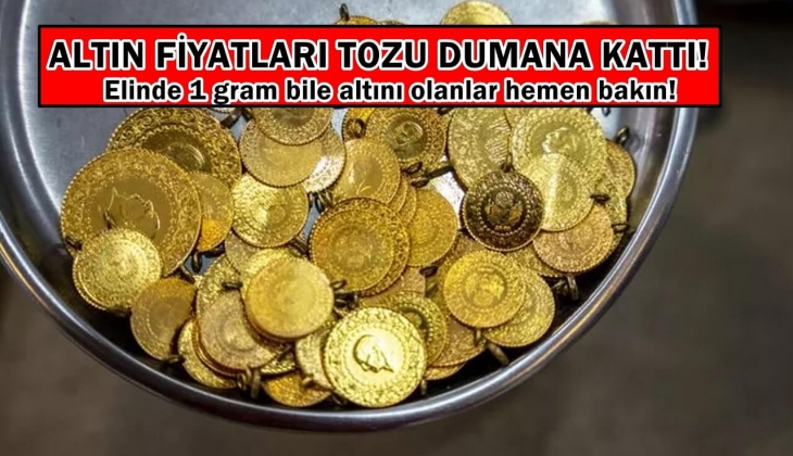 Altın fiyatları tozu dumana kattı! Elinde 1 gram bile altını olanlar hemen bakın! 4 Ekim 2022 altın fiyatları 