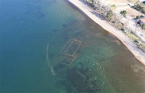 İznik Gölü'nün altında 1500 yıllık tarihi kilise bulundu!