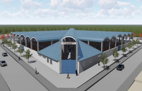 Bursa Akhisar'a semt pazarı inşa ediliyor!