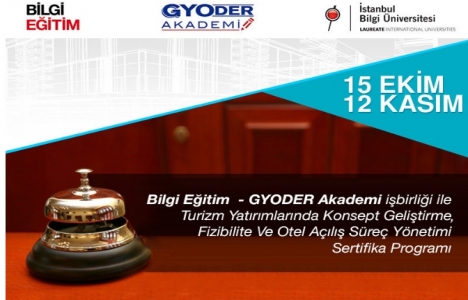 GYODER Otel Açılış Süreç Yönetimi Sertifika Programı 15 Ekim'de!