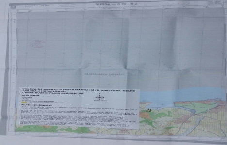Yalova Samanlı Köyü imar planı değişikliği askıda!