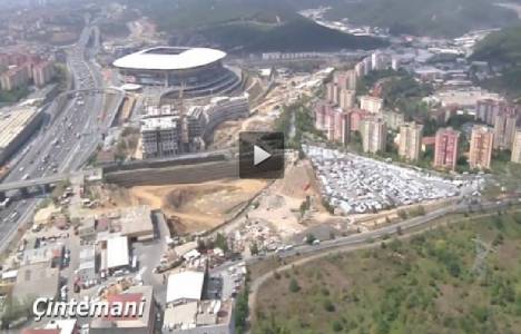 Seyrantepe'de inşa edilen 5 projenin havadan yeni görüntüleri!