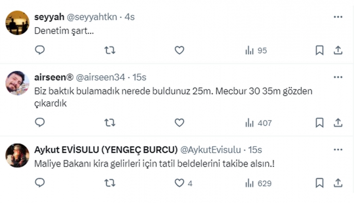 4 aylık yazlık kirası 25 milyon TL oldu! Yazlık kiraları resmen uçtu! 
