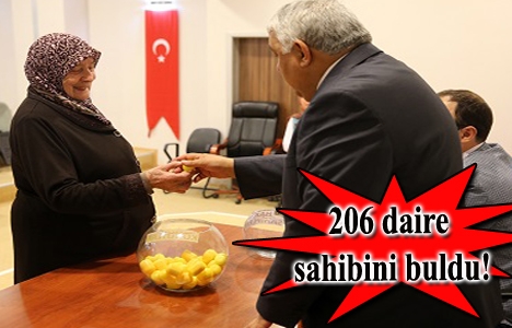 Esenler Oruçreis'te kura çekimi tamamlandı!