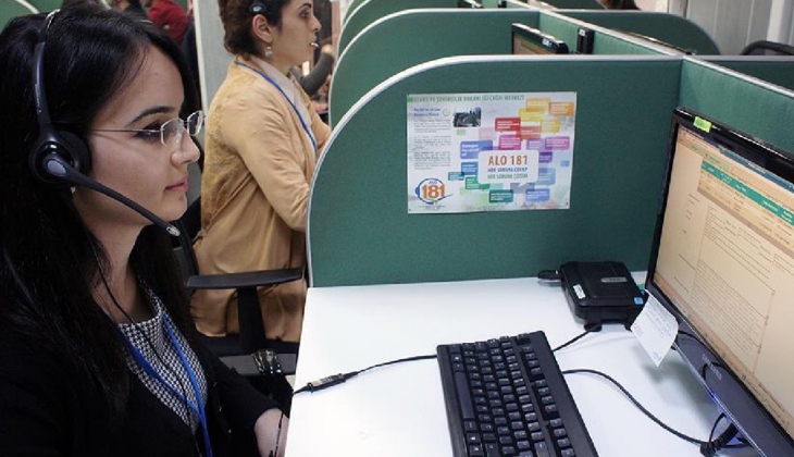 Alo 181’e gelen çağrıların yüzde 46,42'sini tapu ve kadastro konuları oluşturdu!