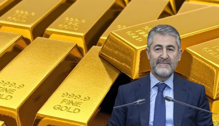 Altında rekor göründü! Hazine ve Maliye Bakanı Nureddin Nebati duyurdu! Tam 13,5 ton altın!