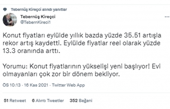 Konut fiyatlarındaki artış yüzde 100 e ulaştı!