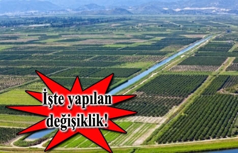 Tarım arazilerinin bölünmesi ve birleştirilmesi ile ilgili yönetmelik değişikliği yürürlüğe girdi!
