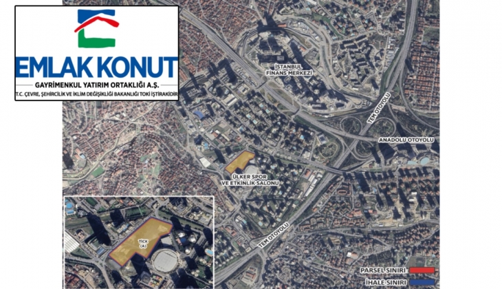 Emlak Konut GYO Ataşehir Küçükbakkalköy Arsa Satışı Karşılığı Gelir Paylaşımı İşi ihalesinin 1. oturumu 2 Aralık’ta!