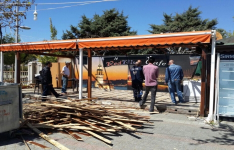 Silivri Selimpaşa'da büfe işgalleri kaldırılıyor!