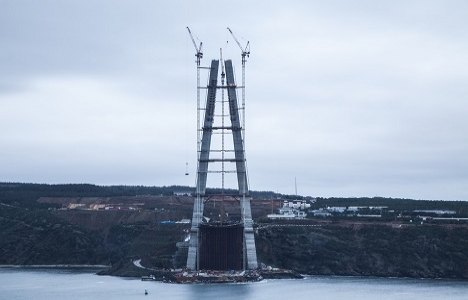 3. köprü inşaatından son durum fotoğrafları!