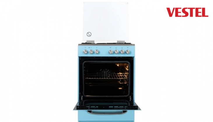 Vestel Retro 4 Gözlü Fırın alana seçili 2’li ürün alımına 1750 TL indirim kampanyası başladı!