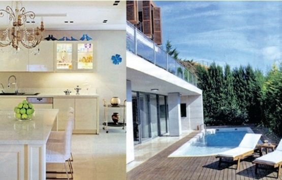 Türkan Şoray ve Yağmur Ünal ın 4 katlı villası!