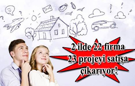 2014 Eylül'de 23 yeni konut projesi satışa çıkacak!