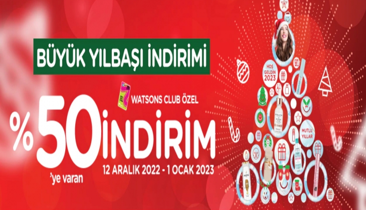 Watsons ta büyük yılbaşı kampanyası! Yüzde 50 ye varan indirimler! İşte 15 Aralık 2022 fiyat listesi...