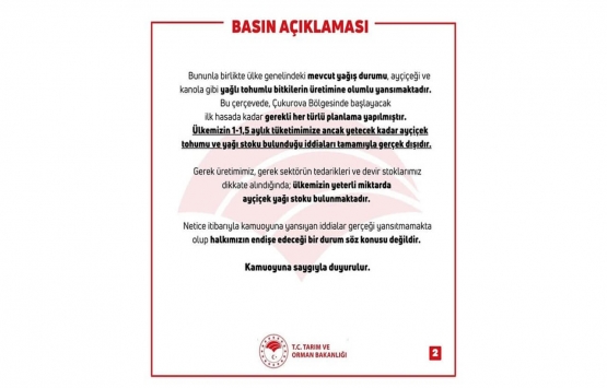 Tarım Kredi Kooperatifi ayçiçek yağı fiyat listesi!