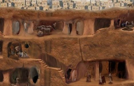 Nevşehir yeraltı şehrine yoğun ilgi!