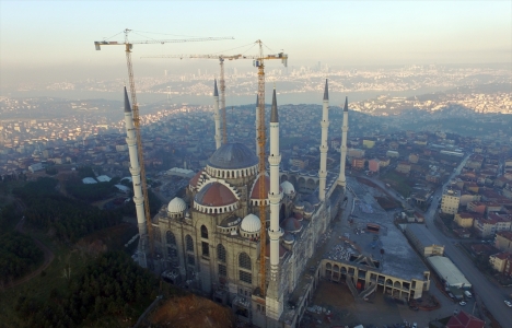 Çamlıca Camii havadan görüntülendi!