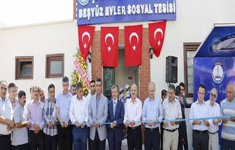Beşyüz Evler Sosyal Tesisi hizmete açıldı!