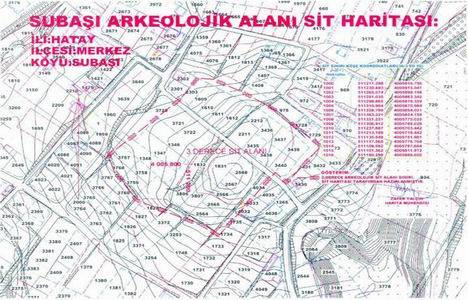 Antakya Subaşı sit alanı için 3. derece arkeolojik sit alanı şerhi istenecek!