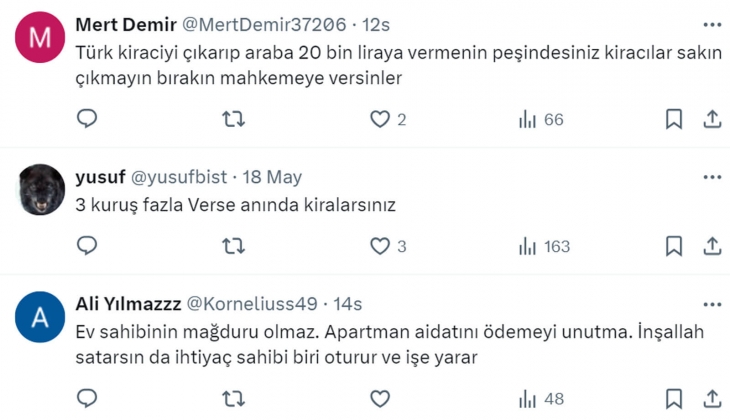 Mağdur ev sahibi: Bizi bezdiren kiracılar tahliye edildikten ev bulamayacak!