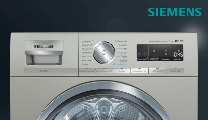 Siemens iQ700 Isı Pompalı Kurutma Makinesi alana çamaşır makinesinde tam 2 bin TL indirim!