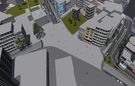 Küçükköy Meydanı yeniden düzenleniyor!