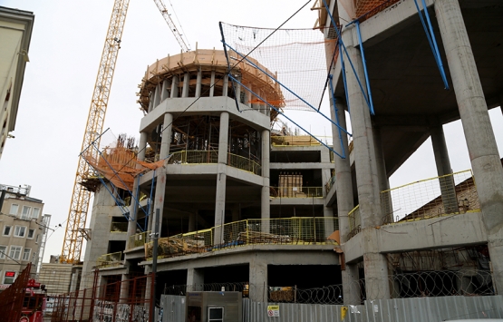 Taksim Camisi'nin kubbesi yükseliyor!