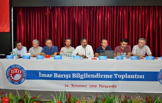 Denizli’de imar barışı bilgilendirme toplantısı yapıldı!