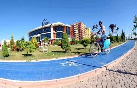 Konya'da 240 kilometre bisiklet yolu mevcut!