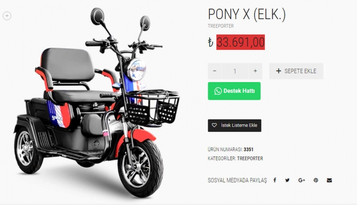 Yuki PONY X elektrikli, üç tekerlekli motosikletin fiyatı ne kadar? İşte 29 Ağustos 2022 fiyat listesi!