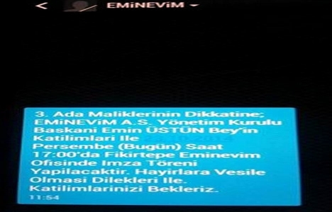 Eminevim Fikirtepe de Emin Üstün ile sözleşme töreni!