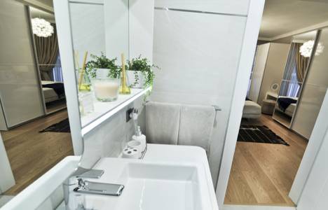 Vadistanbul projesinin örnek dairesinden ilk görüntüler!