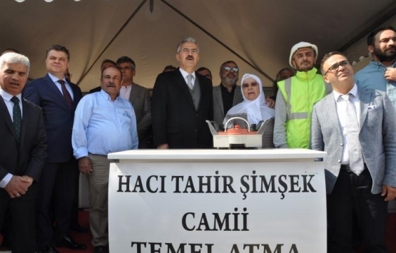 İzmir Aliağa Hacı Tahir Şimşek Cami'nin temeli atıldı!