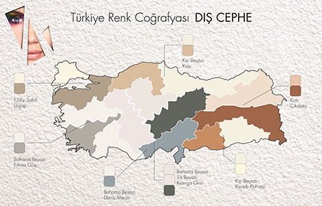 Polisan, Türkiye’nin renk haritası çıkardı!