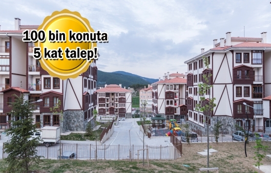 TOKİ 100 bin ucuz konuta bir haftada 469 bin talep!